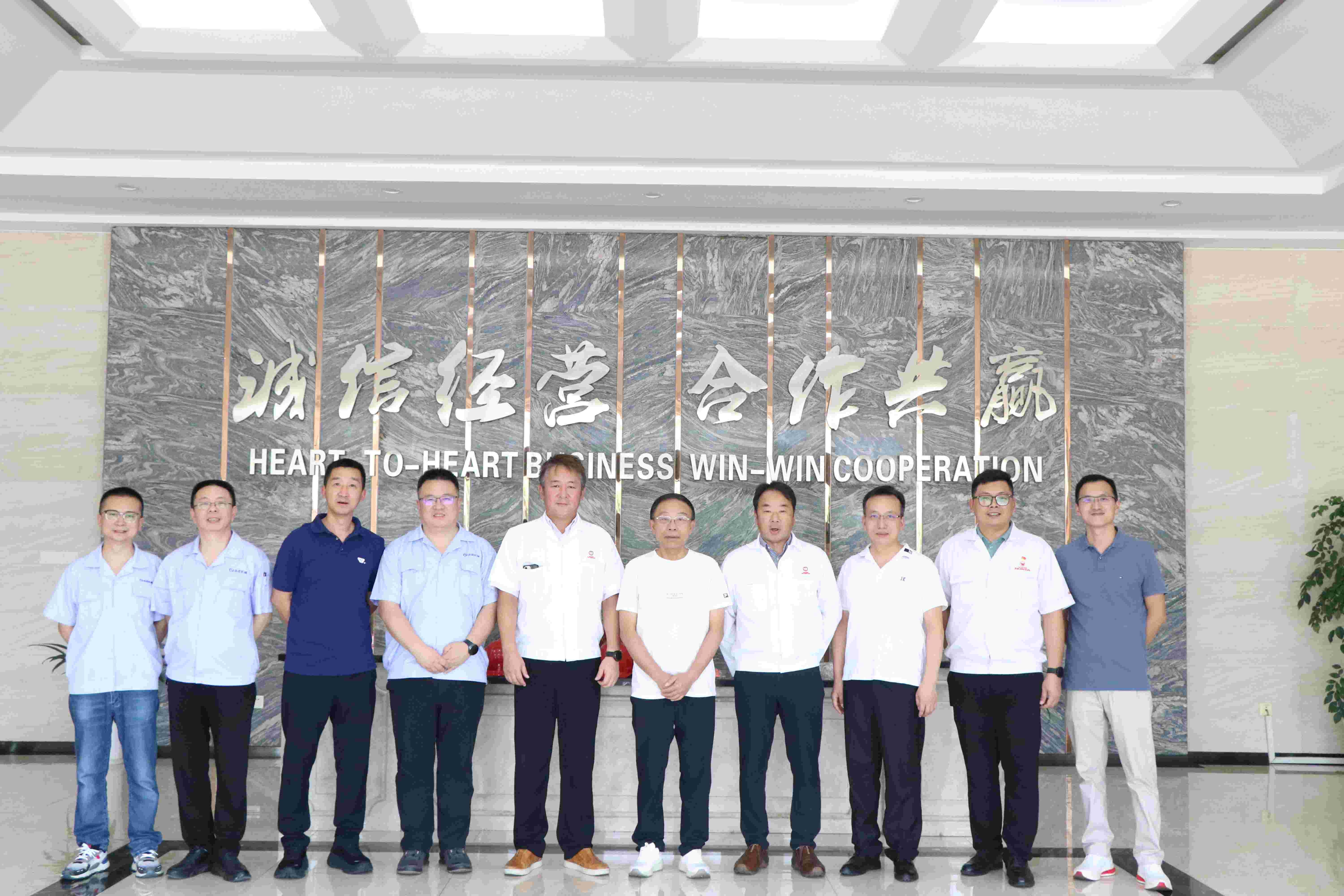 工作交流丨五羊本田高層領導蒞臨志成機械，共謀發展新篇章！